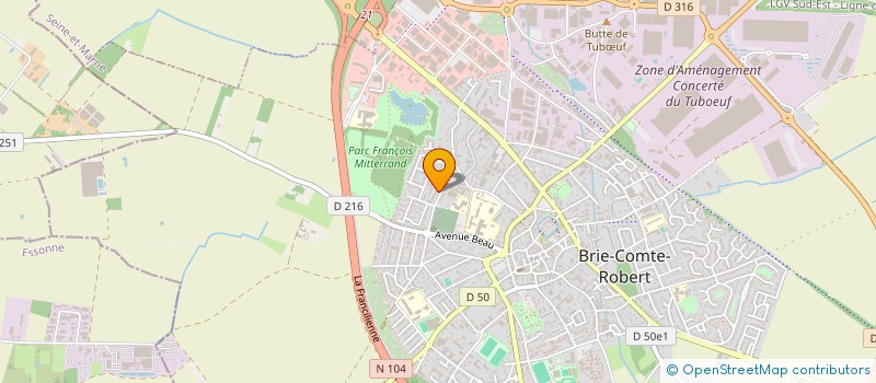 localisation de l'entreprise PAPILLON D'OR  BRIE-COMTE-ROBERT