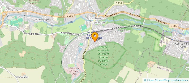 localisation de l'entreprise PAPILLON D'UN JOUR  SAINT-REMY-LES-CHEVREUSE