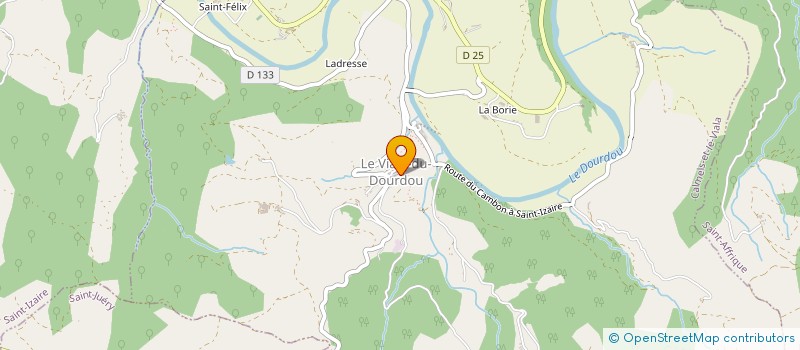 localisation de l'entreprise PAPILLON DE LA SOURCE  CALMELS-ET-LE-VIALA