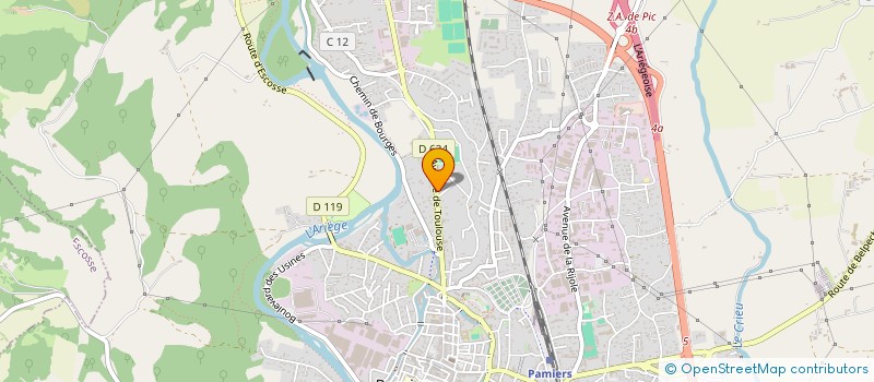 localisation de l'entreprise PAPILLON DE SOIE à PAMIERS
