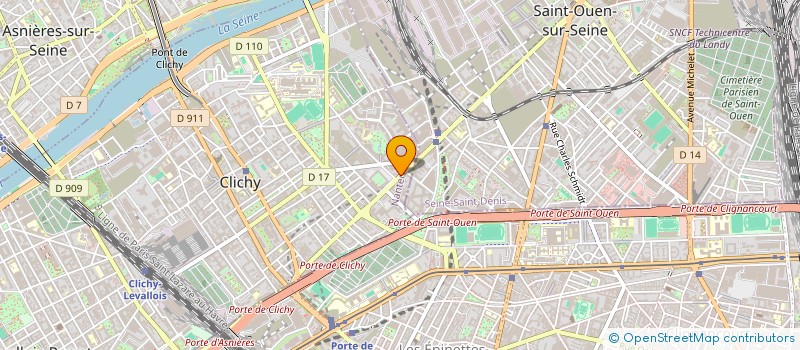 localisation de l'entreprise PAPILLON DU MONDE à CLICHY