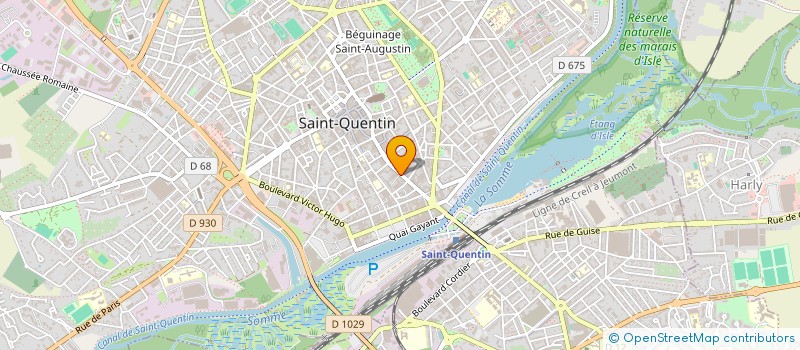 localisation de l'entreprise PAPILLON NOIR à SAINT-QUENTIN