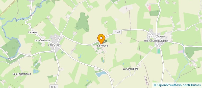 localisation de l'entreprise PAPILLON SARL  CHEVILLE