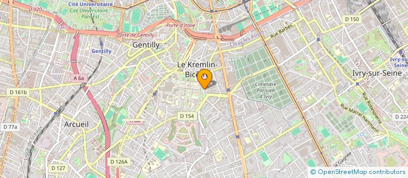 localisation de l'entreprise PAPILLONS à LE KREMLIN-BICETRE