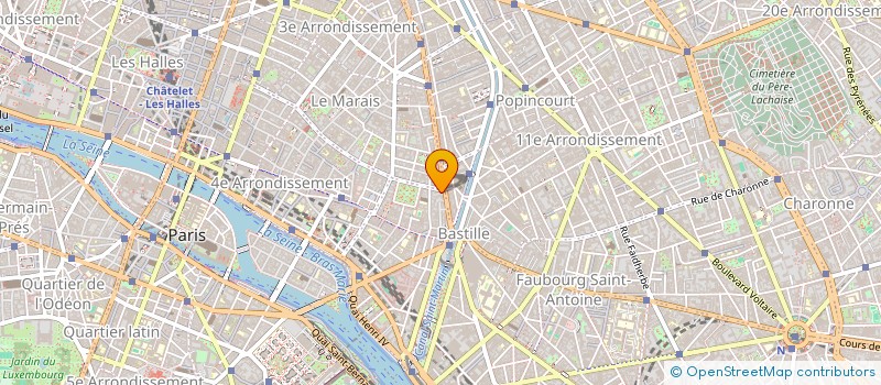 localisation de l'entreprise PAPILLONS DE LA MULE  PARIS