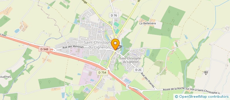 localisation de l'entreprise PAPIMMO à SAINT-CHRISTOPHE-DU-LIGNERON