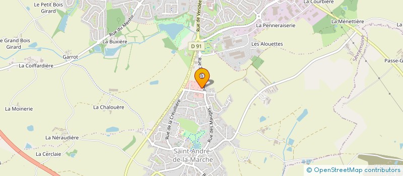 localisation de l'entreprise PAPIN à SEVREMOINE