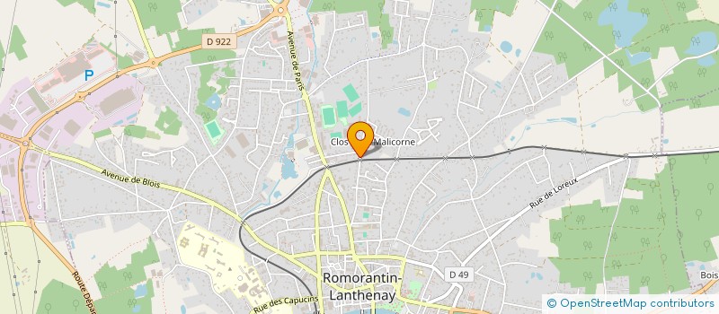 localisation de l'entreprise PAPIN DANS LA COURSE à ROMORANTIN-LANTHENAY