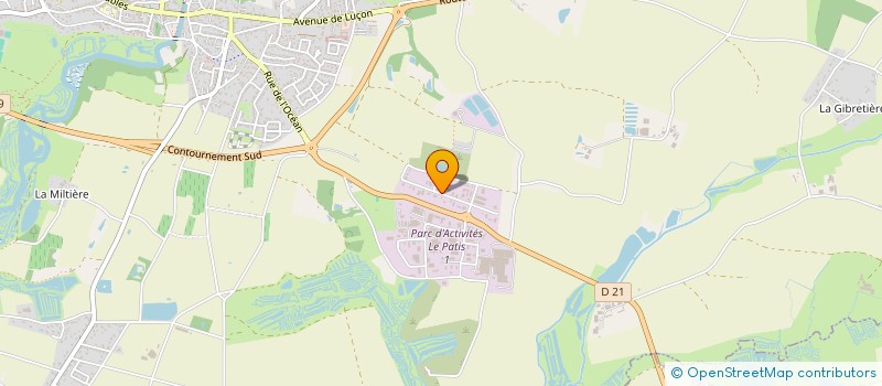 localisation de l'entreprise PAPIN DAVID  TALMONT-SAINT-HILAIRE