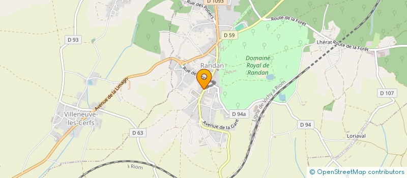 localisation de l'entreprise PAPIN PROST  RANDAN