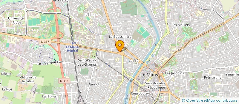 localisation de l'entreprise PAPIN SERVICES DESIGN  LE MANS