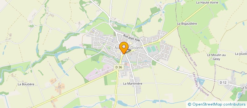 localisation de l'entreprise PAPIN THOMAS MENUISERIE  NIEUL-LE-DOLENT