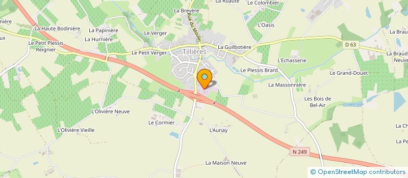 localisation de l'entreprise PAPIN - TOLAZZI  SEVREMOINE