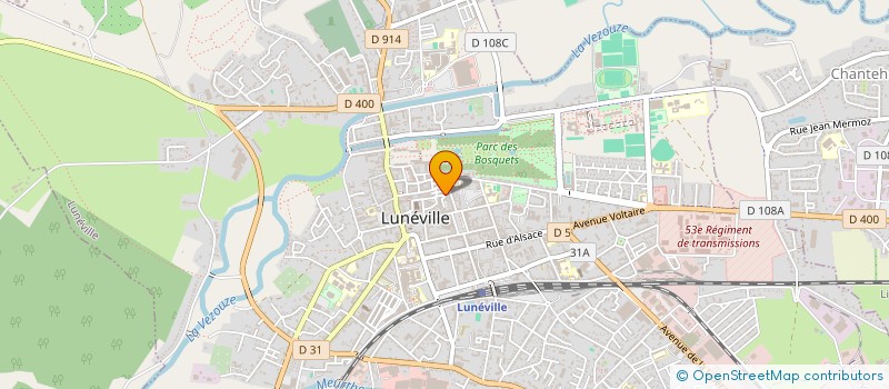 localisation de l'entreprise PAPINOU  LUNEVILLE