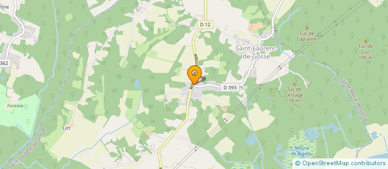 localisation de l'entreprise PAPIREBEN  SAINT-LAURENT-DE-GOSSE