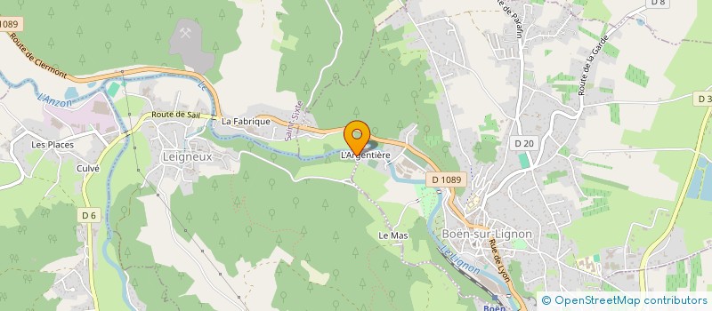 localisation de l'entreprise PAPITO  BOEN-SUR-LIGNON