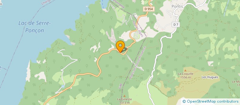 localisation de l'entreprise PAPIX à LE SAUZE-DU-LAC