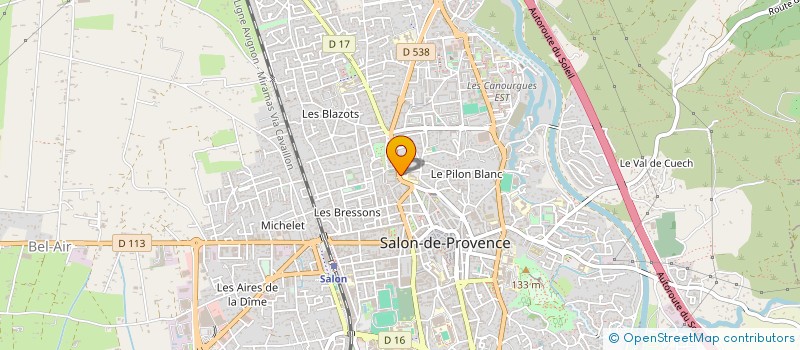 localisation de l'entreprise PAPIZE à SALON-DE-PROVENCE