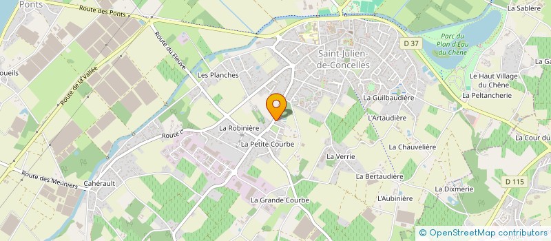 localisation de l'entreprise PAPMA  SAINT-JULIEN-DE-CONCELLES