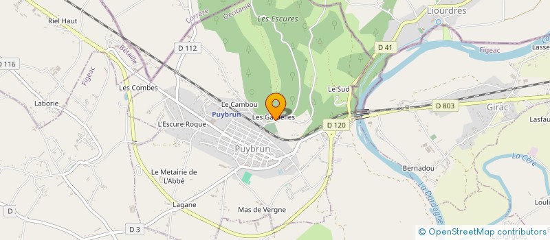 localisation de l'entreprise PAPMAM  PUYBRUN