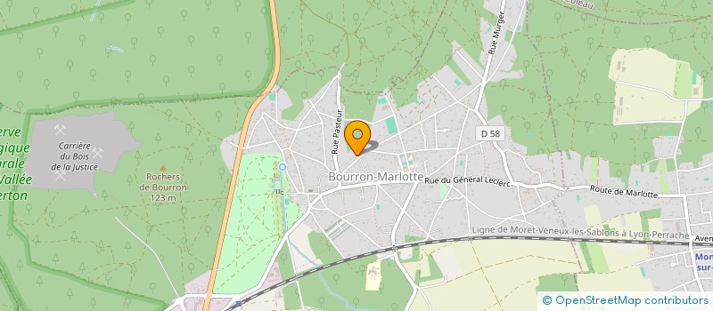 localisation de l'entreprise PAPO AND CO  BOURRON-MARLOTTE