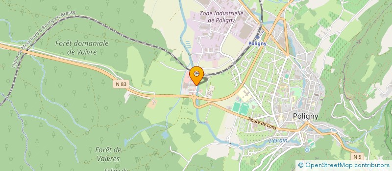 localisation de l'entreprise PAPOCYR  POLIGNY