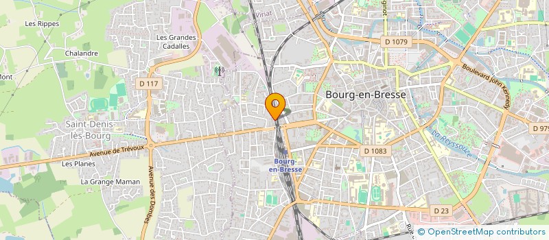 localisation de l'entreprise PAPOMME à BOURG-EN-BRESSE