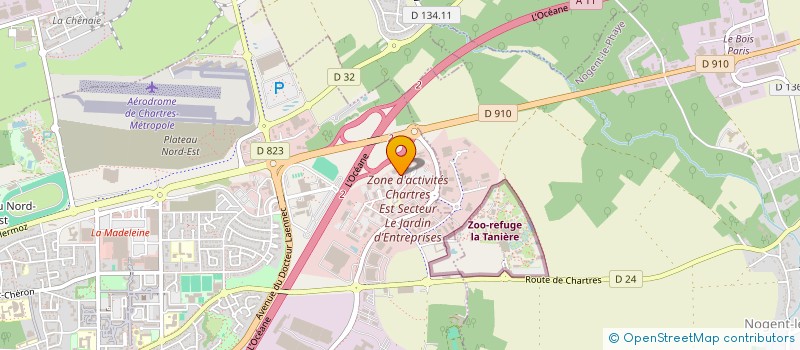 localisation de l'entreprise PAPOOZE LEGACY  CHARTRES