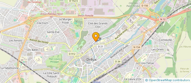 localisation de l'entreprise PAPOU à DREUX