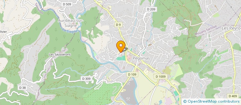 localisation de l'entreprise PAPOU  PEGOMAS