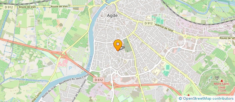 localisation de l'entreprise PAPOUF LOVE  AGDE