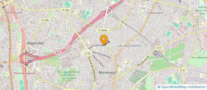 localisation de l'entreprise PAPOUILL'PLUS TOUT POUR DEVENIR GRAND à MONTREUIL