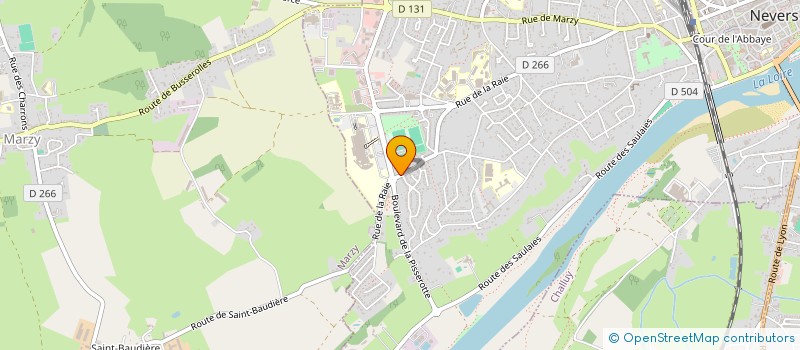 localisation de l'entreprise PAPOUILLE à NEVERS