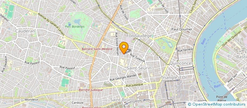localisation de l'entreprise PAPOUPRESS33 à BORDEAUX