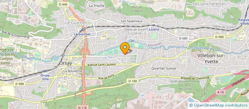 localisation de l'entreprise PAPPAGALLO CARRELAGES ET REVETEMENTS  ORSAY