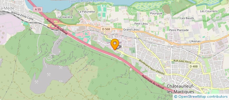 localisation de l'entreprise PAPPATICO à CHATEAUNEUF-LES-MARTIGUES