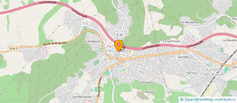 localisation de l'entreprise PAPPINI HABILLEURS  LE LUC