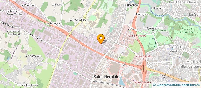 localisation de l'entreprise PAPREC METAL  SAINT-HERBLAIN