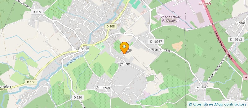 localisation de l'entreprise PAPRIQUEM  LA BREDE