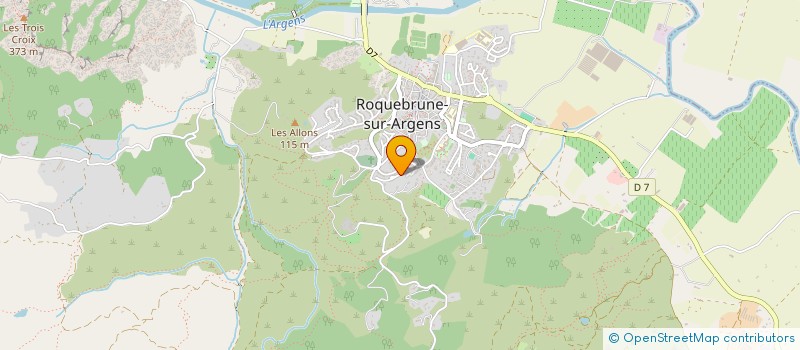 localisation de l'entreprise PAPS à ROQUEBRUNE-SUR-ARGENS