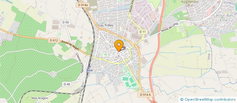 localisation de l'entreprise PAPS  ELNE
