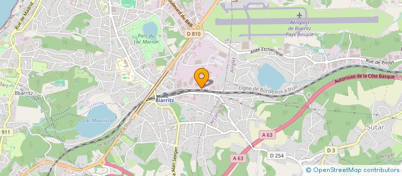 localisation de l'entreprise PAPSA à BIARRITZ