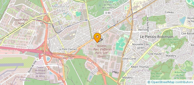 localisation de l'entreprise PAPSO V à LE PLESSIS-ROBINSON