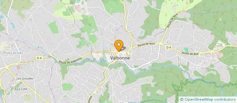 localisation de l'entreprise PAPY  VALBONNE