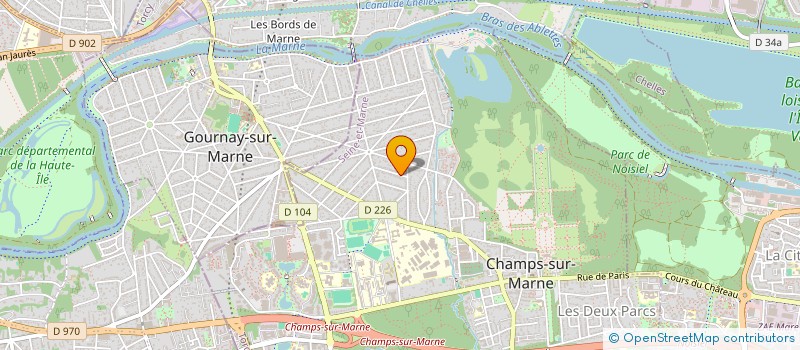 localisation de l'entreprise PAPY  CHAMPS-SUR-MARNE