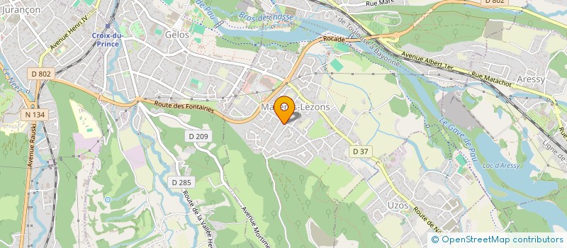 localisation de l'entreprise PAPY&CIE  MAZERES-LEZONS