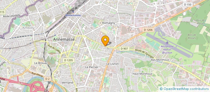 localisation de l'entreprise PAPY PANZEROTTI  ANNEMASSE