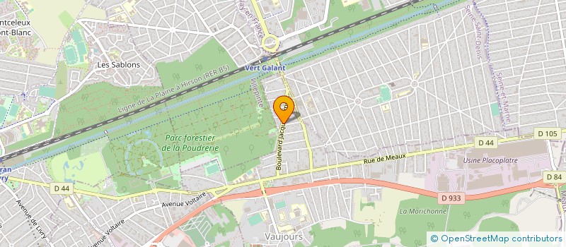 localisation de l'entreprise PAPY-POM  VAUJOURS