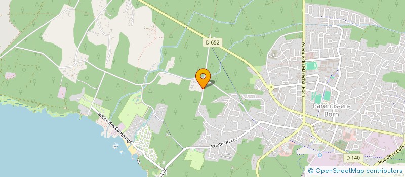 localisation de l'entreprise PAPYDOC  PARENTIS-EN-BORN