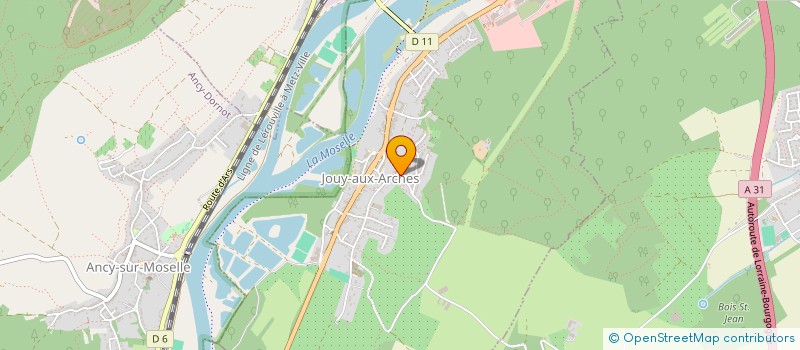 localisation de l'entreprise PAPYLLON  JOUY-AUX-ARCHES